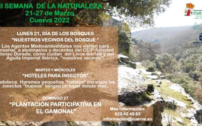 III SEMANA DE LA NATURALEZA 21-27 DE MARZO-CUERVA 2022